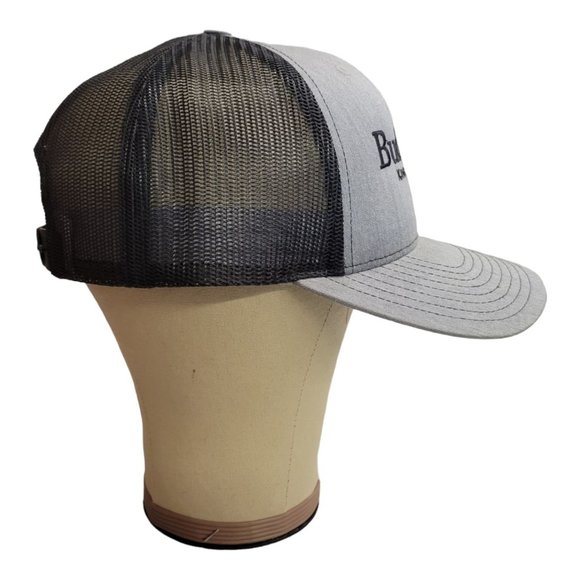 Richardson Budweiser King Of Beers Mesh Snapback Cap Trucker Baseball Hat Gray - Picture 8 of 12